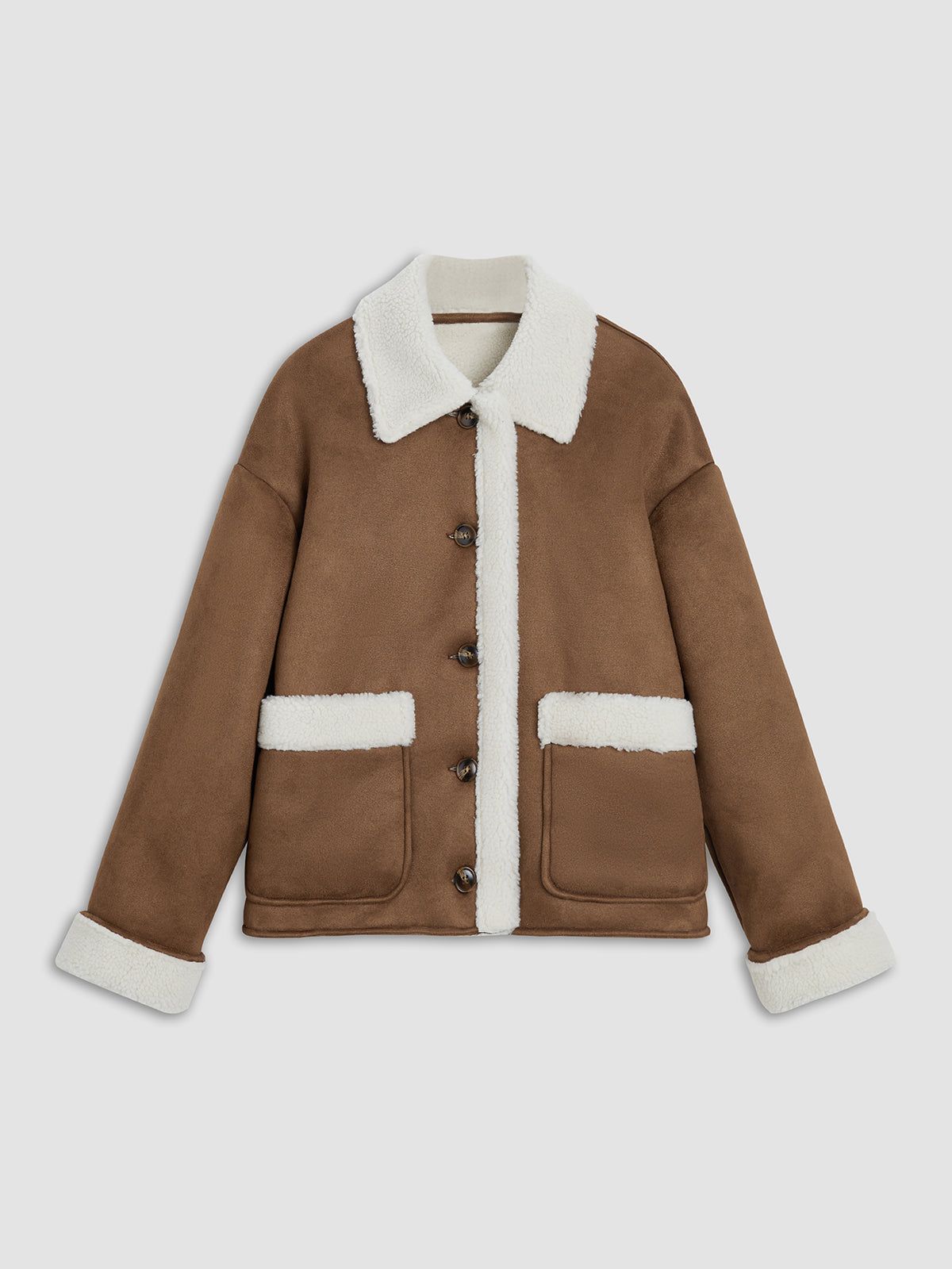 Rancher Rider Collared Fleece Jacket sold by COMMENSE