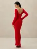 Lace Up Pleated Sweater Dress sold by COMMENSE
