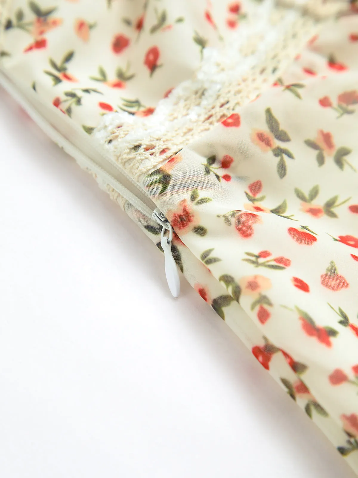 Boho Ditsy Floral Knotted Cami Long Dress sold by COMMENSE product image thumbnail 3