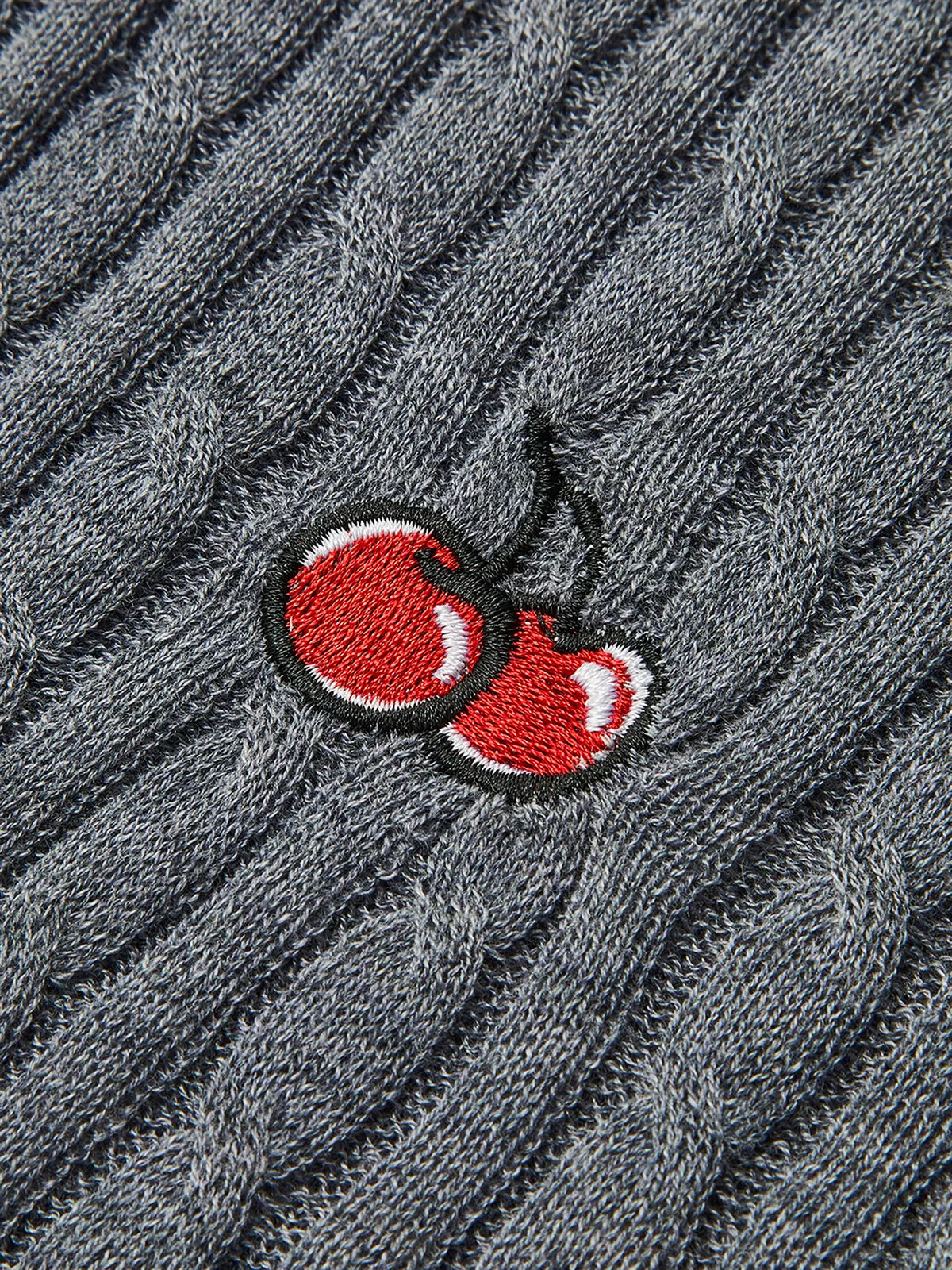 Jacquard Cable Knit Cardigan sold by COMMENSE product image thumbnail 3