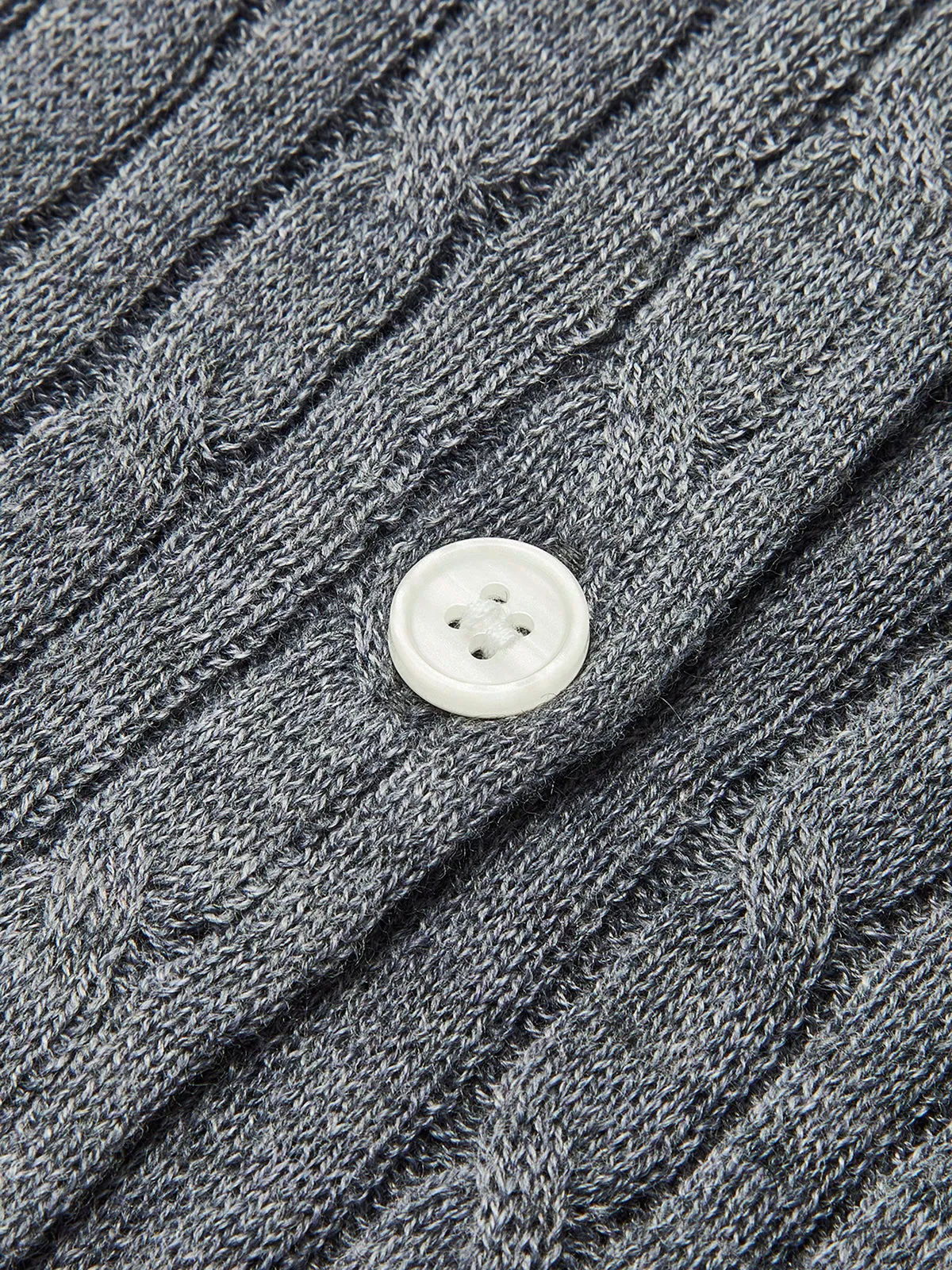 Jacquard Cable Knit Cardigan sold by COMMENSE product image thumbnail 4