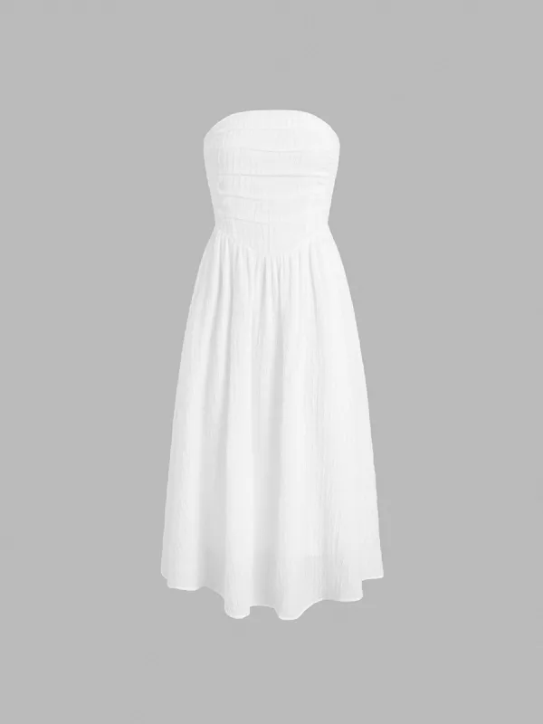 Strapeless Midi Tank Dress sold by COMMENSE