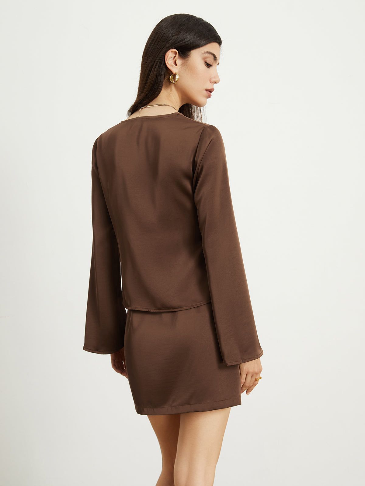 Dreamy Satin Skirt sold by COMMENSE product image thumbnail 3