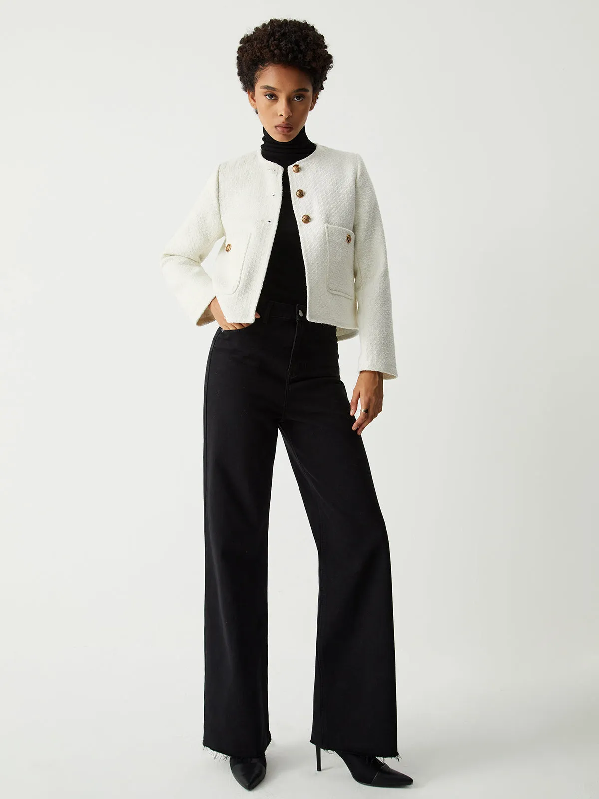 Vintage Tweed Blazer sold by COMMENSE product image thumbnail 4