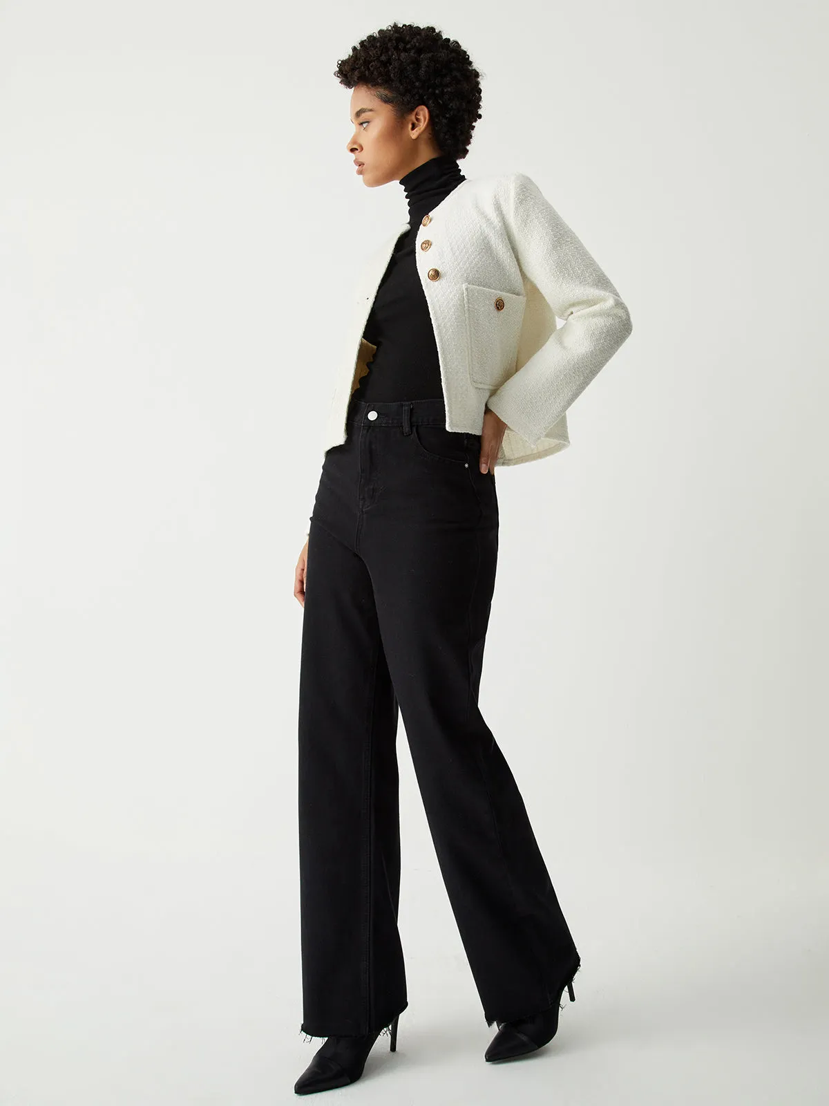 Vintage Tweed Blazer sold by COMMENSE product image thumbnail 5