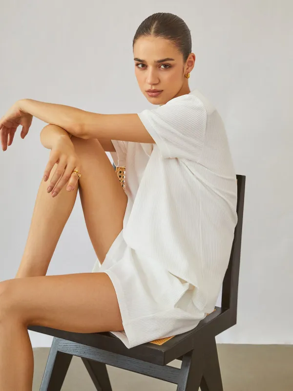 Basic Twist Sweater sold by COMMENSE