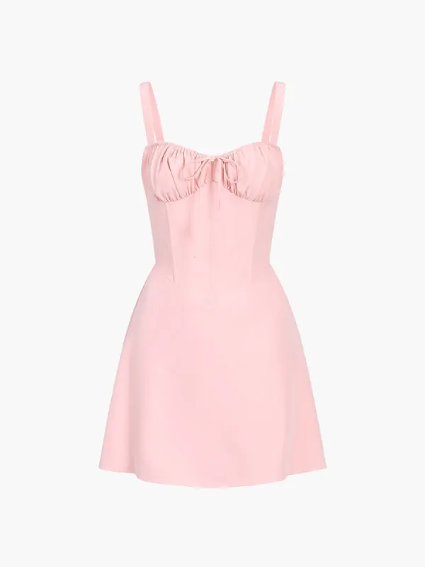 Aphrodite Corset Tie Back Short Dress sold by COMMENSE