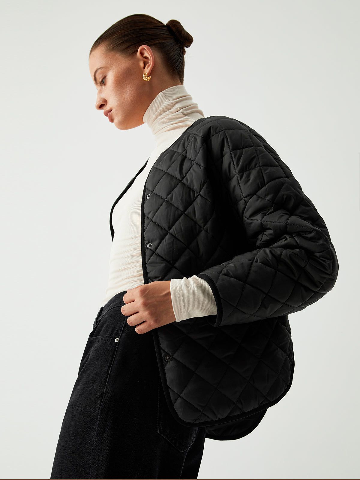 Lightweight Quilted Coat sold by COMMENSE product image thumbnail 4