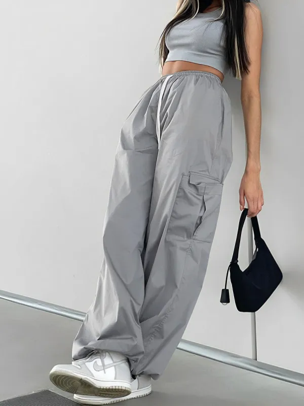 Everyday Parachute Cargo Pants sold by COMMENSE