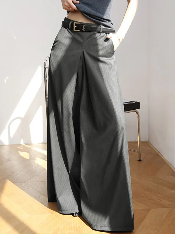 Oversized Pleat Wide Leg Pants sold by COMMENSE