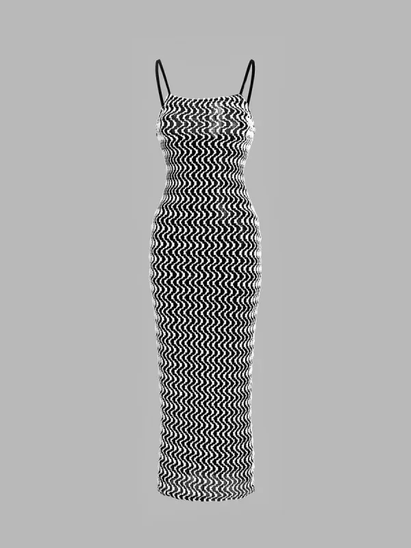 Watermarble Bodycon Long Dress sold by COMMENSE
