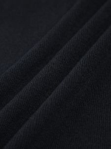 Crew Neck Contrast Trim Patchwork Knit Top sold by COMMENSE