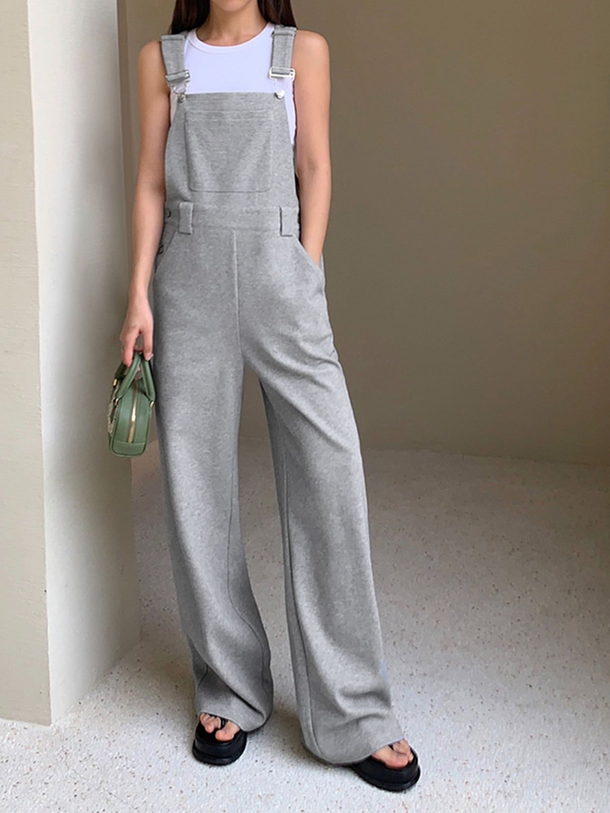 Essential Overalls Jumpsuit sold by COMMENSE product image thumbnail 4