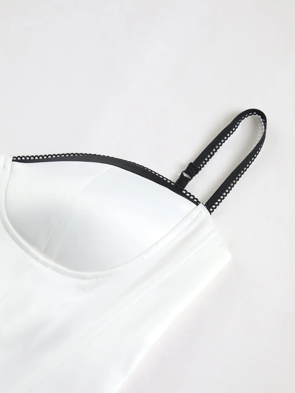 Contrast Trim Corset Cami Top sold by COMMENSE product image thumbnail 3