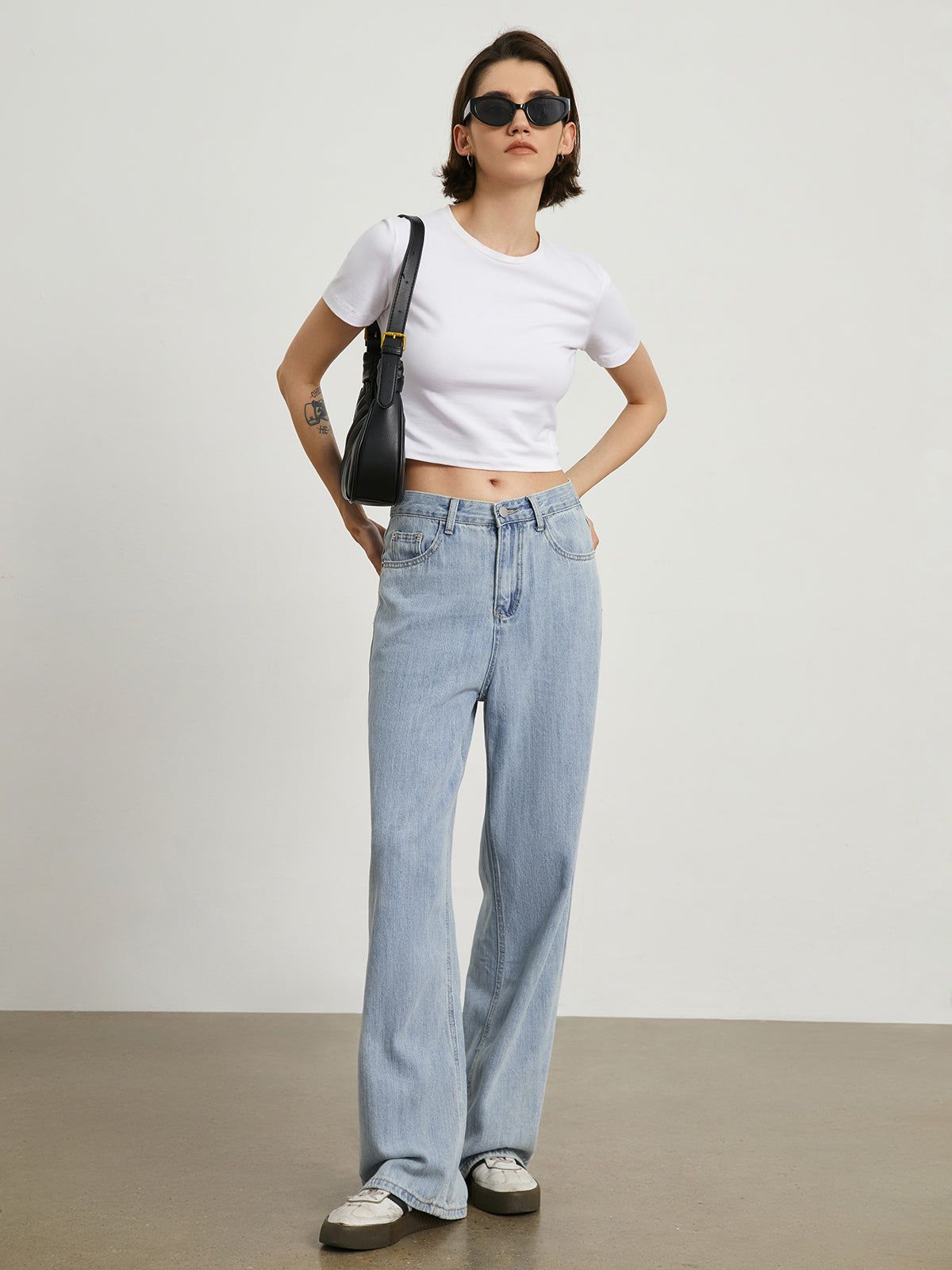 Soho Blue Denime Wide Leg Jeans sold by COMMENSE product image thumbnail 5