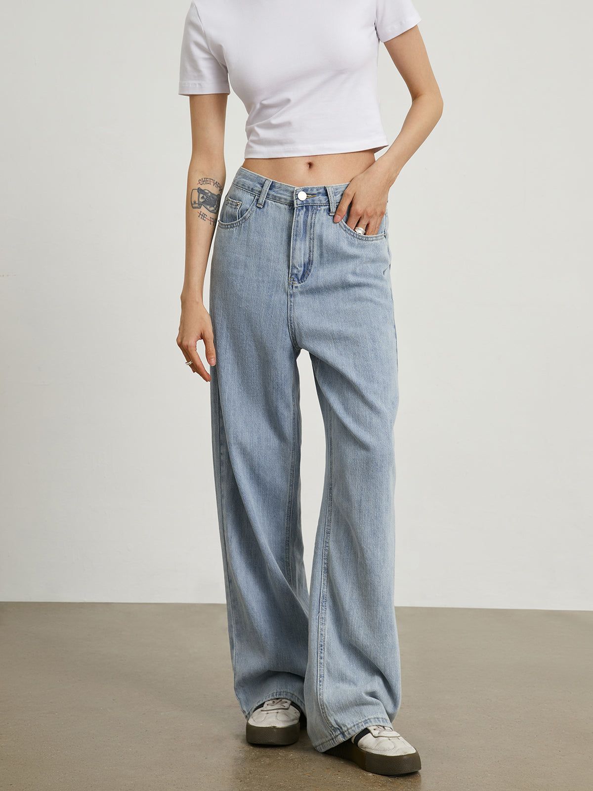 Soho Blue Denime Wide Leg Jeans sold by COMMENSE product image thumbnail 2