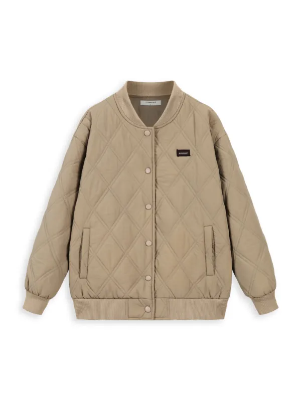 Pockets Quilted Coat sold by COMMENSE