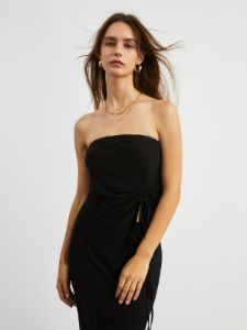 Tube Ruched Two Piece Skirt Set sold by COMMENSE