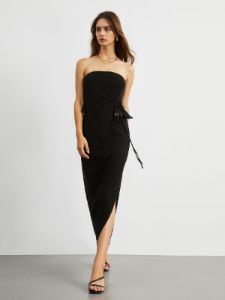 Tube Ruched Two Piece Skirt Set sold by COMMENSE
