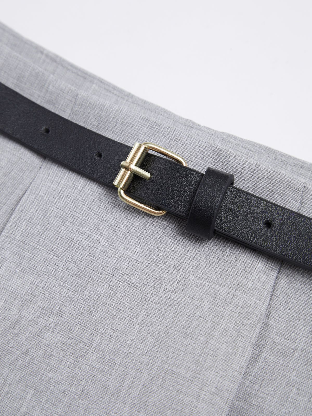 Belted Pleated Zippered Skort sold by COMMENSE product image thumbnail 5