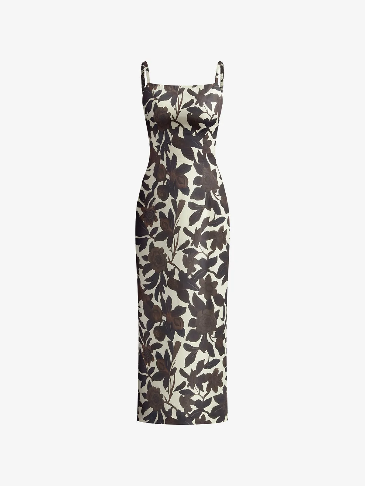 Backless Print Split Zipper Dress sold by COMMENSE product image thumbnail 3
