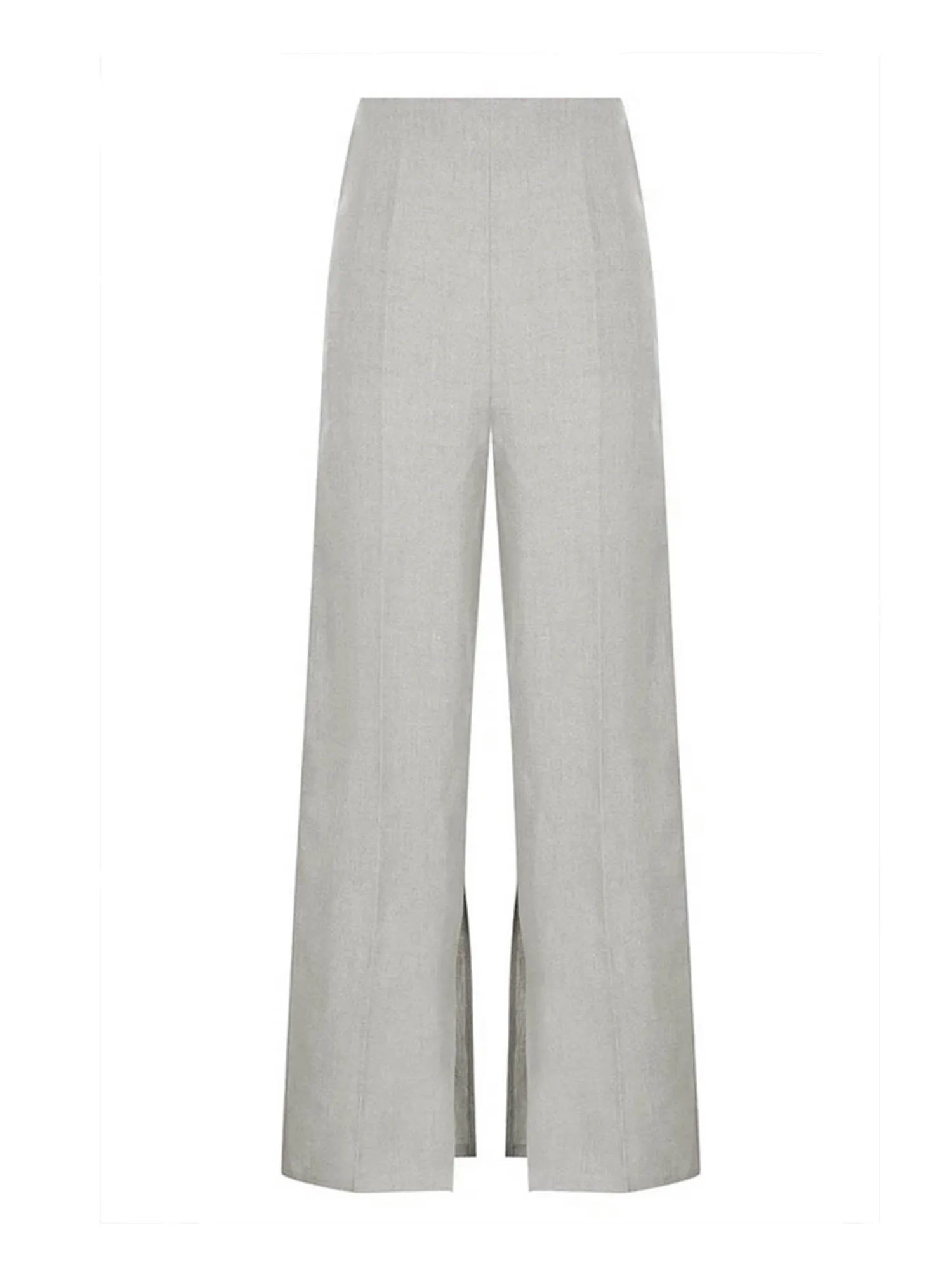 【COLOR iN ID】buttons split pants Button Split Sleeveless Pants Set | Parallel