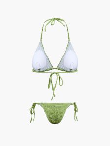 Tropical Halter Tie Back Floral Two Piece Bikini Set sold by COMMENSE