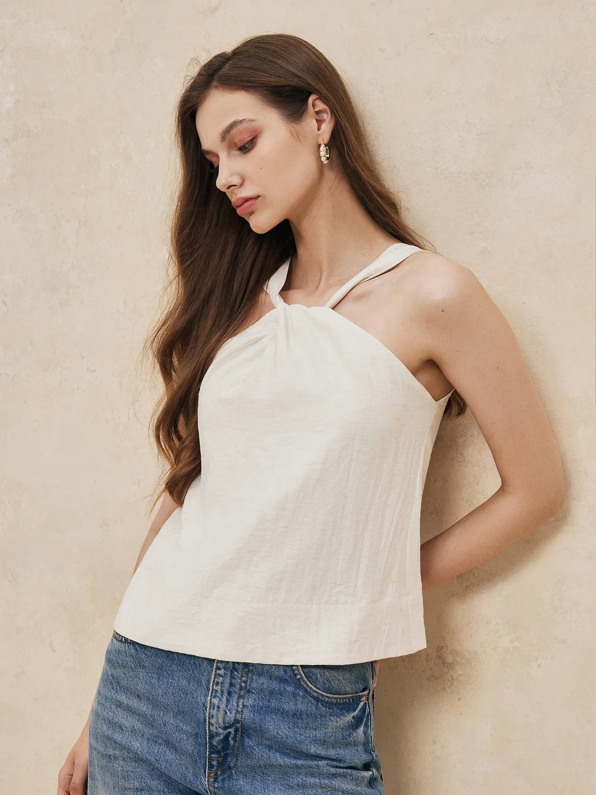 Halter Casual Tank Top sold by COMMENSE product image thumbnail 2