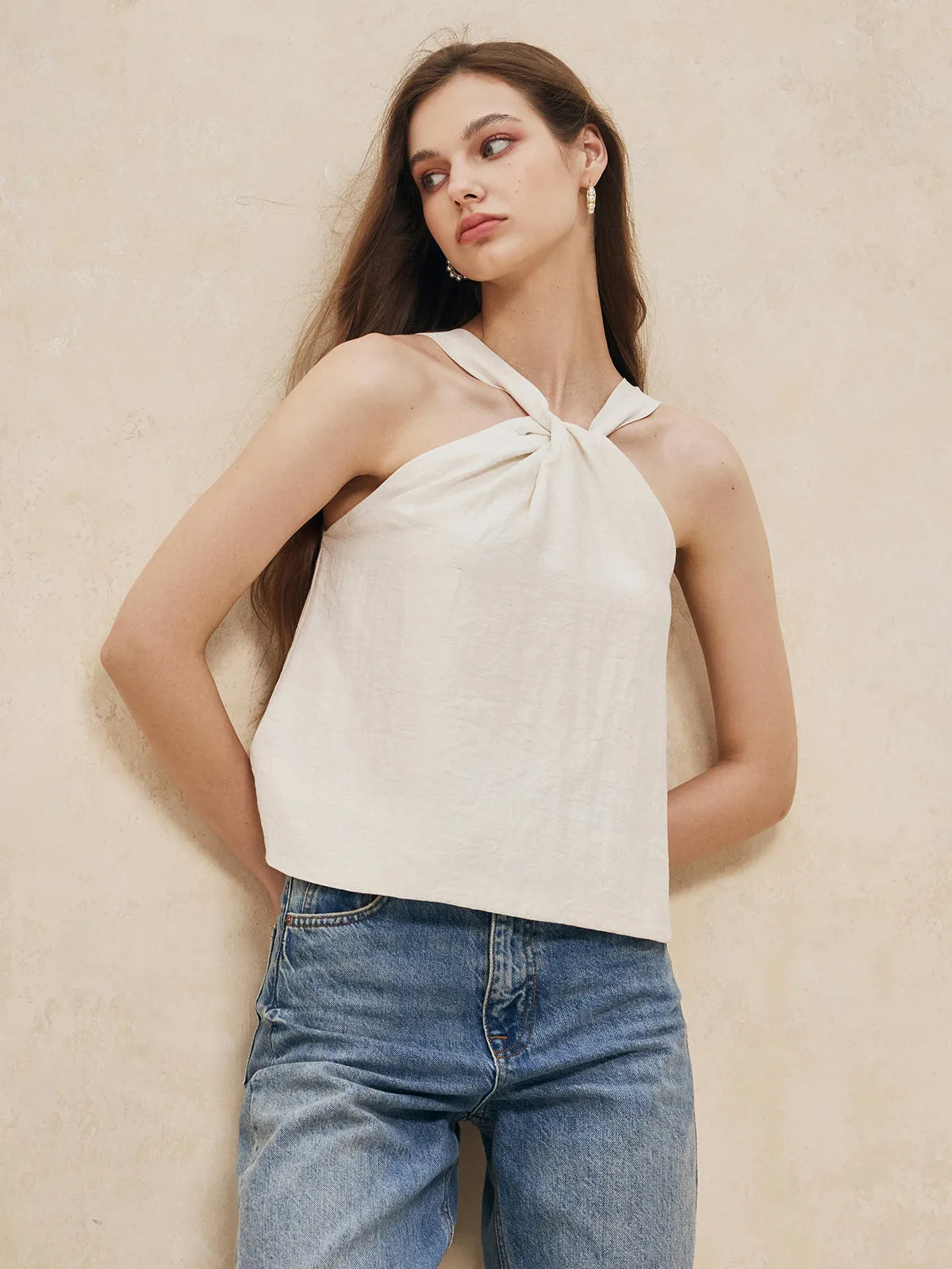 Halter Casual Tank Top sold by COMMENSE product image thumbnail 3