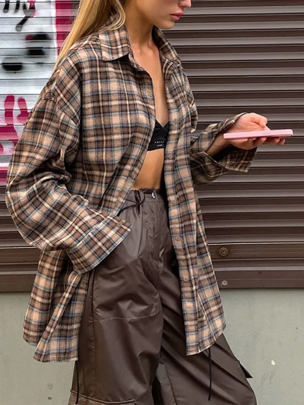 Classic Plaid Shirt sold by COMMENSE