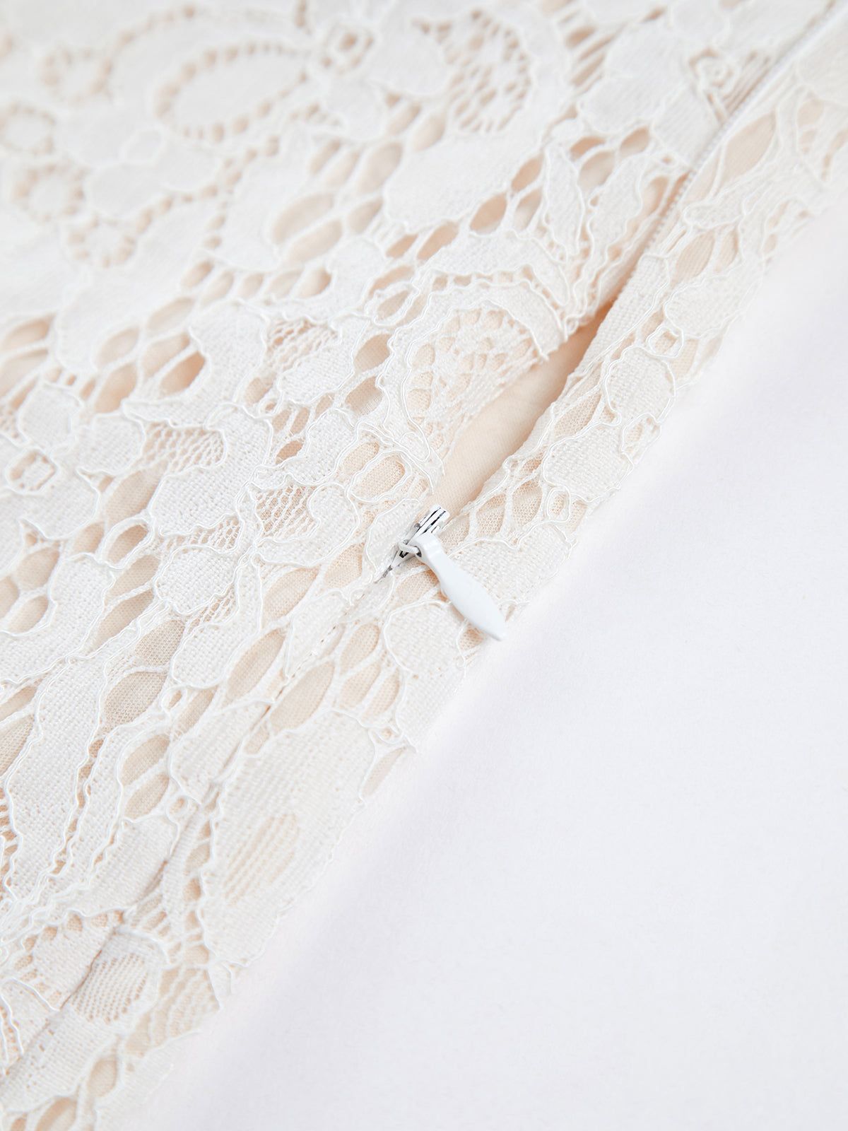 Floral Lace Zippered Top sold by COMMENSE product image thumbnail 3