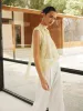 Sheer Sweater Vest With Scarf sold by COMMENSE