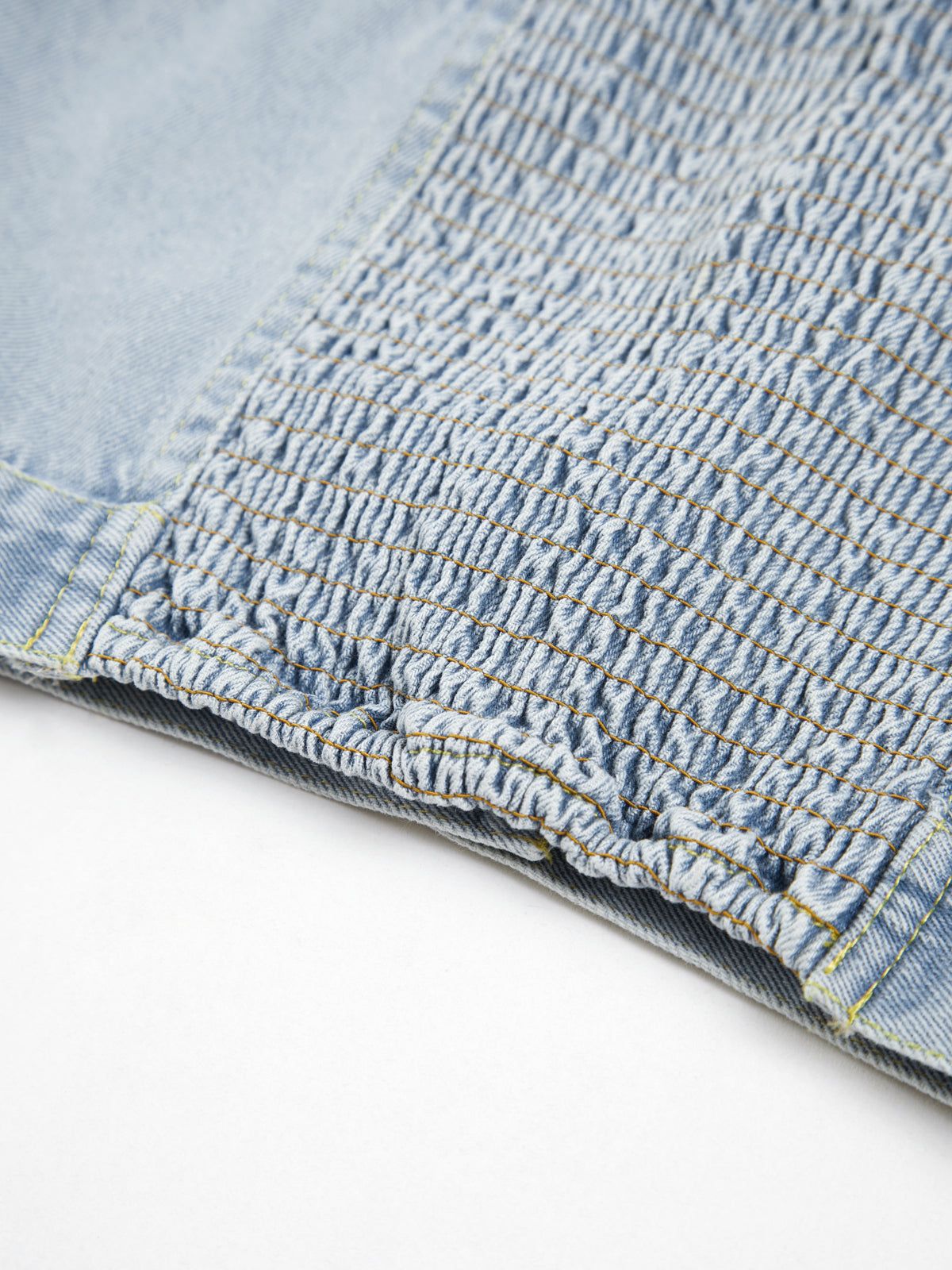 Denim Crop Corset Top sold by COMMENSE product image thumbnail 3