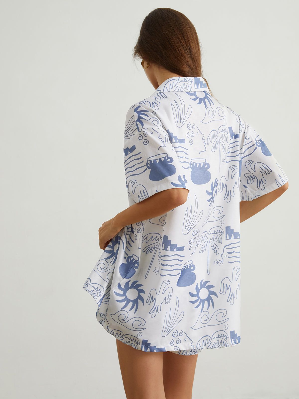 Simple Life Two Piece Shorts Set sold by COMMENSE product image thumbnail 5