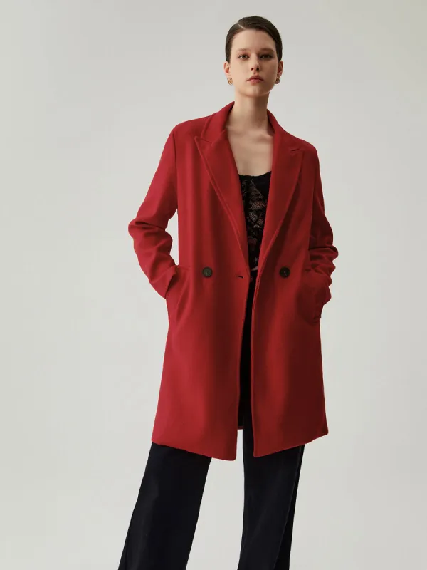 Solid Button Pocket Long Blazer sold by COMMENSE