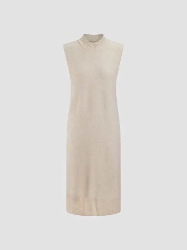 Soft Fuzzy Sweater Dress sold by COMMENSE