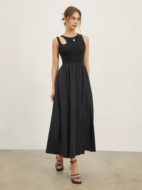 Cutout Long Tank Dress sold by COMMENSE