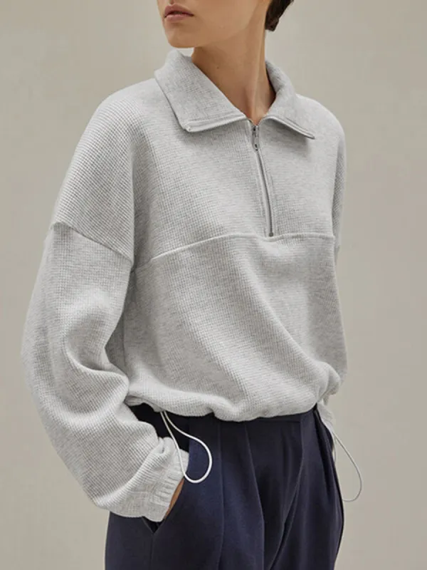 Utility Polo Sweatshirt made by COMMENSE