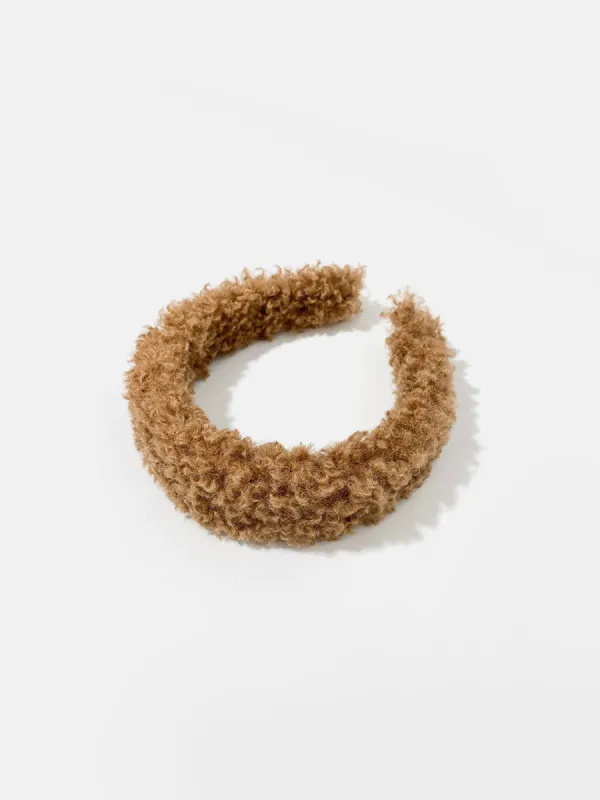 Faux Shearling Headband sold by COMMENSE
