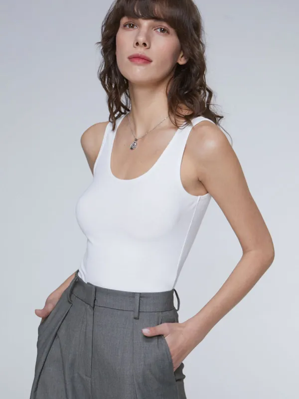 Scoop Neck Tank Top sold by COMMENSE