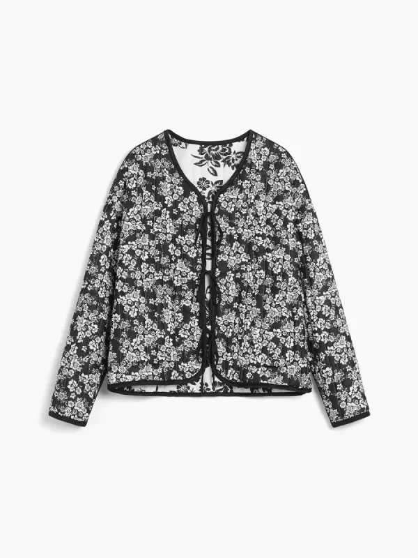 Double Sided Floral Jacket sold by COMMENSE
