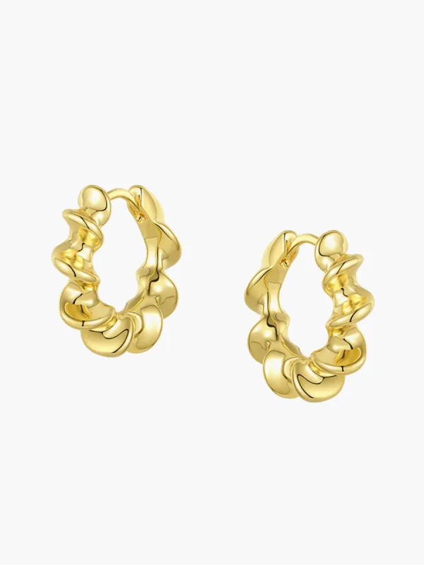 Sunflowers Earrings made by COMMENSE