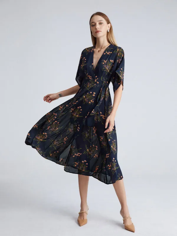 Eden Garden V Neck Long Dress sold by COMMENSE