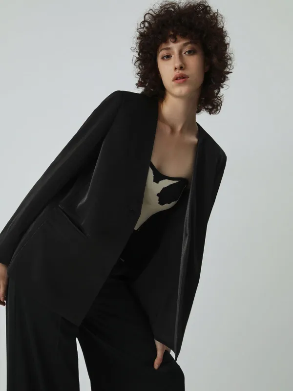 Basic Structured Blazer sold by COMMENSE