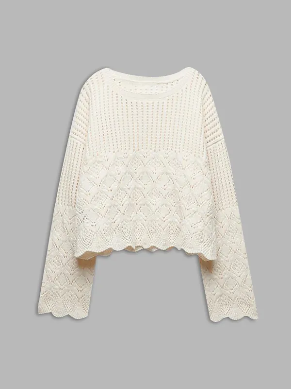 Crochet Sunstorm Sweater sold by COMMENSE