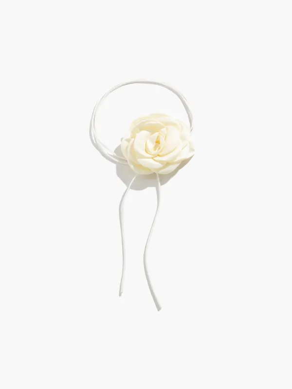 Sacred Dream Rosette Choker Necklace sold by COMMENSE