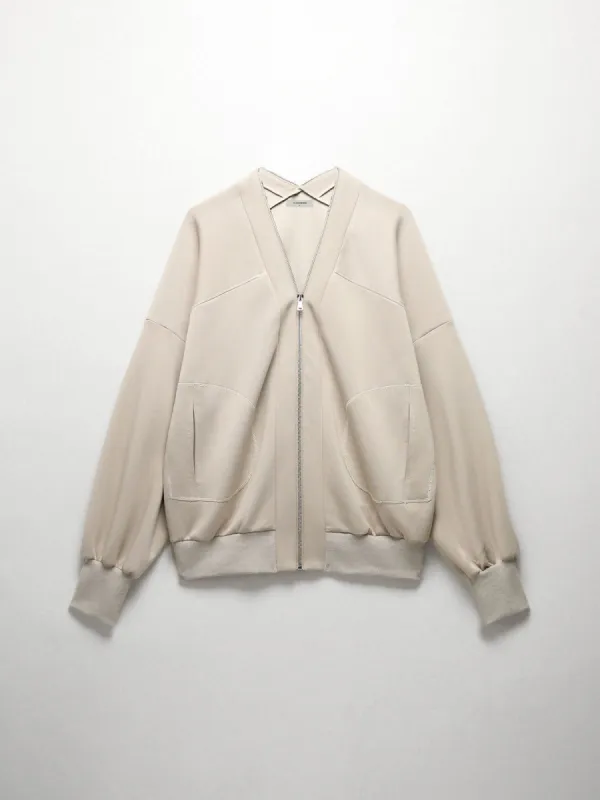 Zip V Neck Jacket sold by COMMENSE