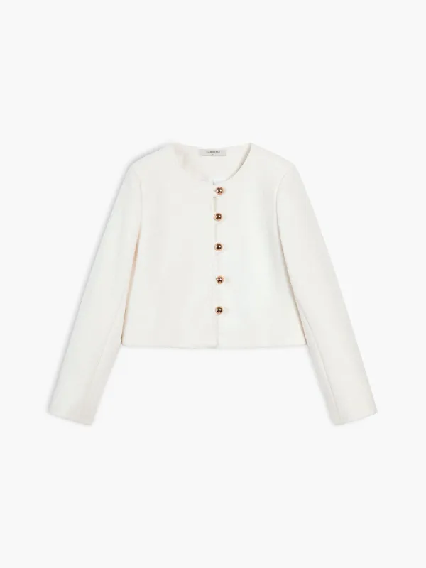 Button Up Bomber Jacket sold by COMMENSE