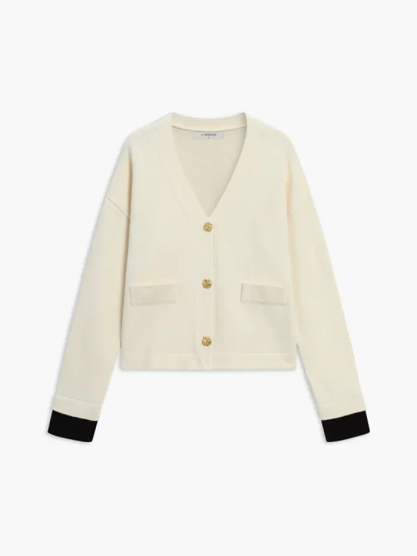 Cuff Detail Double Pockets Cardigan sold by COMMENSE