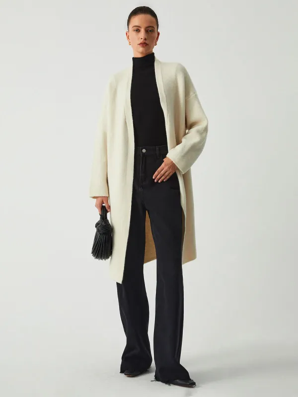 Fell In Love Fuzzy Long Cardigan sold by COMMENSE